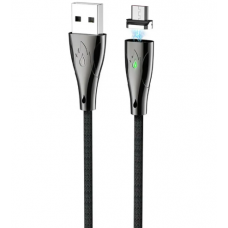 Кабель магнитный microUSB черный 1.2 м Hoco U75
